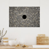 超巨大ブラックホールは銀河系の真ん中にある。 ポスター (キッチン)