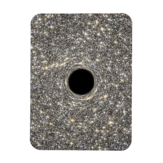 超巨大ブラックホールは銀河系の真ん中にある。 マグネット (縦)