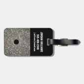 超巨大ブラックホールは銀河系の真ん中にある。 ラゲッジタグ (裏面横)