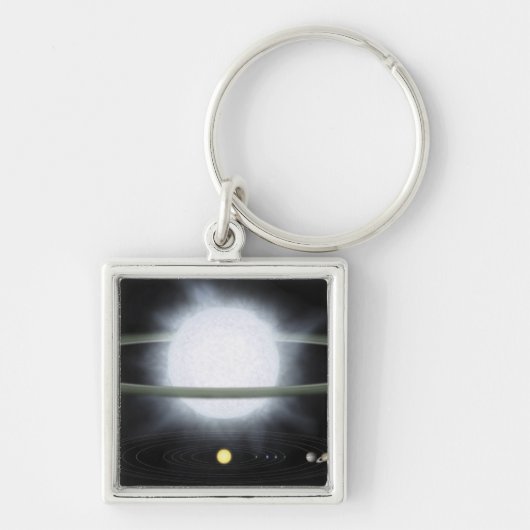 超巨星の大きさの比較 キーホルダー (正面)