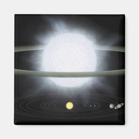 超巨星の大きさの比較 マグネット (正面)