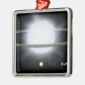 超巨星の大きさの比較 メタルオーナメント (左)