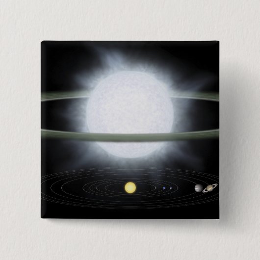 超巨星の大きさの比較 缶バッジ (正面)