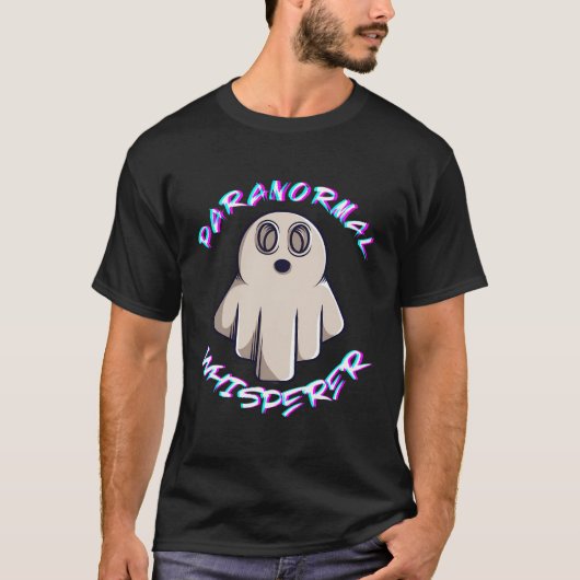 超常性ウィスペラー幽霊狩り超常性アドブ Tシャツ (正面)