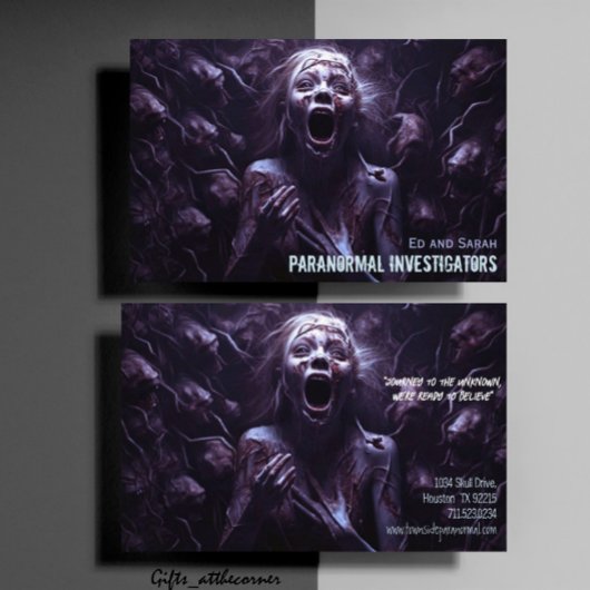 超常温研究者幽霊分析コード 名刺