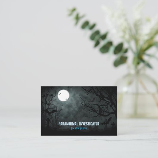 超常現象の捜査官フルムーンビジネスカード 名刺 (スタンド正面)