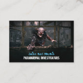 超常現象の捜査者不気味なモンスターピエロ 名刺 (正面)