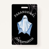 超常現象の調査員幽霊とCobwebsブラック バッジ (正面)
