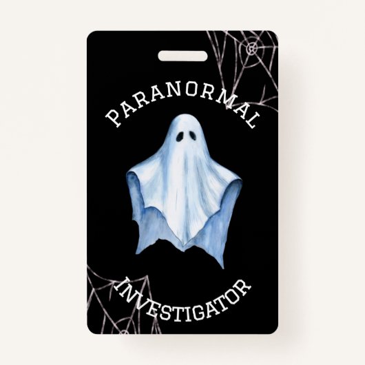 超常現象の調査員幽霊とCobwebsブラック バッジ (正面)