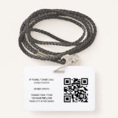 超常現象の調査員幽霊ハンター写真IDバッジ バッジ (裏面ランヤード)