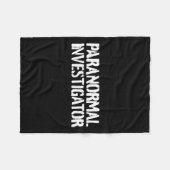 超常現象の調査者超常現象狩り幽霊 フリースブランケット (正面(横))