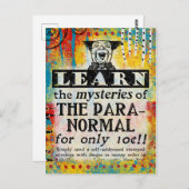 超常現象の謎 – Vintage おもしろい Ad ポストカード (正面/裏面)