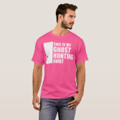 超常現象を信じる人のためのお化け探し Tシャツ (正面フル)