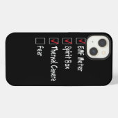 超常現象グッズ ゴーストハント iPhoneケース (裏面横)