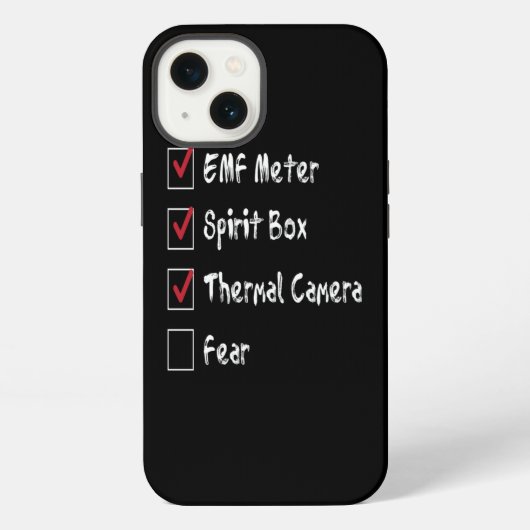 超常現象グッズ ゴーストハント iPhoneケース (裏面)