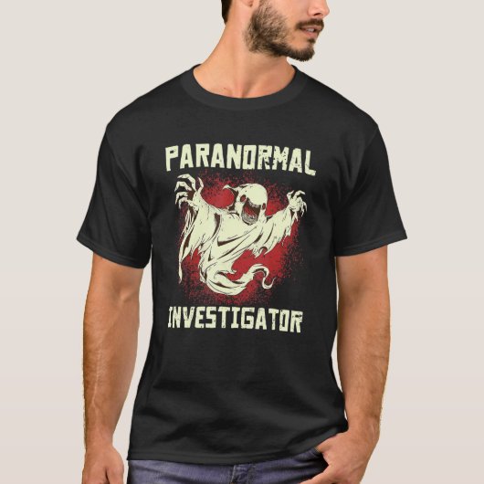 超常現象幽霊狩り超常現象E Tシャツ (正面)