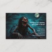 超常現象捜査官ゾンビ完全に死んでいな 名刺 (裏面)