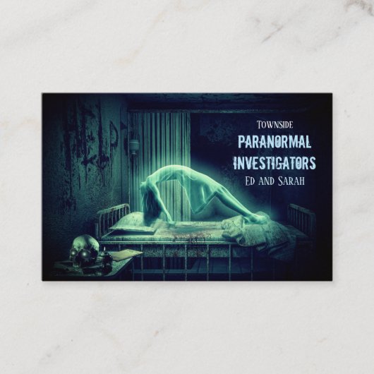 超常現象調査員エリー幽霊 名刺 (正面)