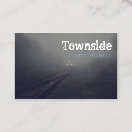 超常現象調査員レールシーンの名刺 名刺 (正面)