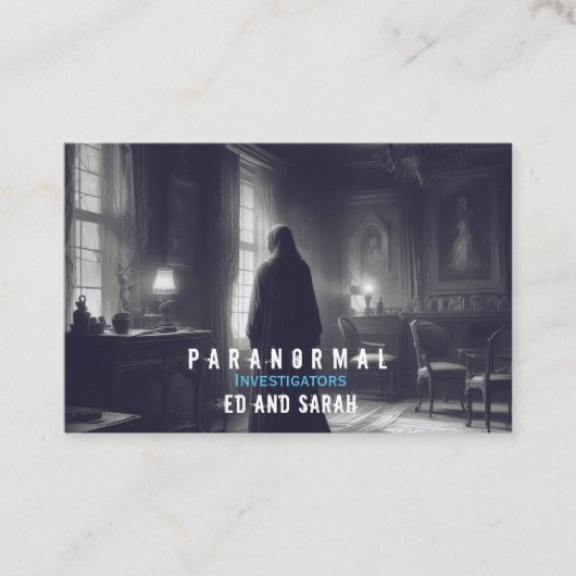 超常現象調査員幽霊のよく出る幽霊 名刺 (正面)