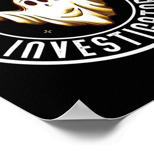 超常現象調査員幽霊ハンター幽霊狩り ポスター (角)