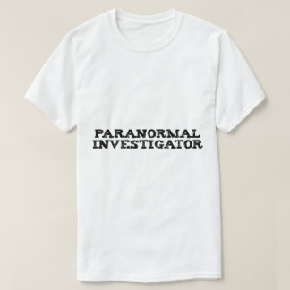 超常現象調査員 ゴーストハンティング Tシャツ