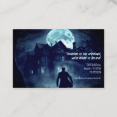 超常現象調査団マンシ幽霊のよく出るョンフルムーン 名刺 (裏面)