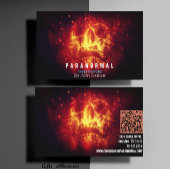 超常現象調査士燃焼スカル 名刺