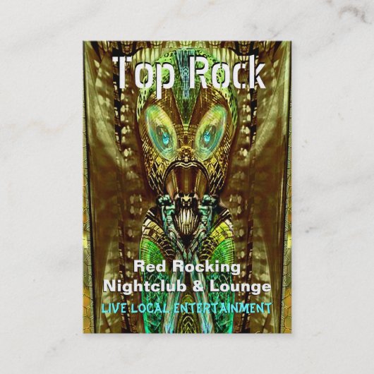 超常的な外国のVibe 名刺 (正面)