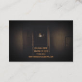 超常的な捜査官の幽霊のよく出る亡命 名刺 (裏面)