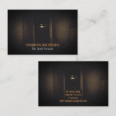 超常的な捜査官の幽霊のよく出る亡命 名刺 (正面/裏面)