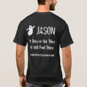 超常的な暗い森林 Tシャツ (裏面)