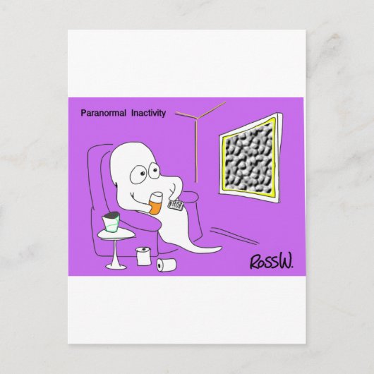 超常的な無活動。 ポストカード (正面)
