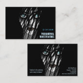 超常的な研究者ザ幽霊レディ 名刺 (正面/裏面)