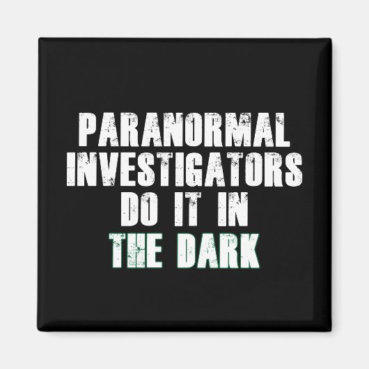 超常的な研究者ユーモア（白） マグネット (正面)