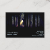 超常的な調査員ザ幽霊のよく出るキャビン 名刺 (裏面)