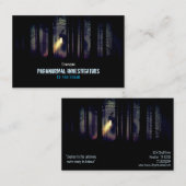 超常的な調査員ザ幽霊のよく出るキャビン 名刺 (正面/裏面)