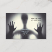 超常的な調査員ビヨンドビジネスカード 名刺 (裏面)