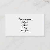 超常的な調査官の名刺HauntedHouse 名刺 (裏面)