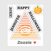 超常的オールシーイングアイオブプロビデンススピリチュアル シール (シート)