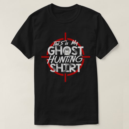 超常的幽霊アドベンチャー男性へ幽霊 Tシャツ (デザイン正面)