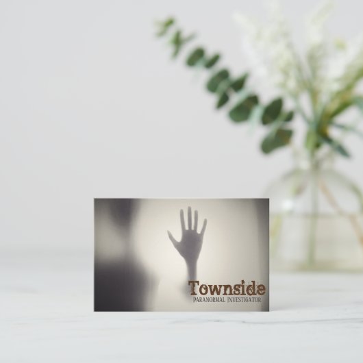 超常調査員名刺 名刺 (スタンド正面)