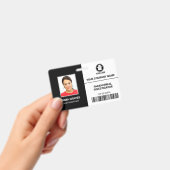 超常調査員従業員の写真IDセキュリティ バッジ (手持ち)