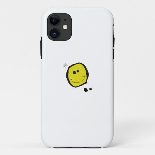 超幸せな顔iphoneケース Case-Mate iPhoneケース (裏面)