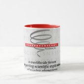 超心理学の基礎ロゴのマグ マグカップ (中央)