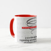 超心理学の基礎ロゴのマグ マグカップ (正面左)