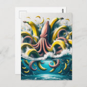 超怒リアルなバナナタコ ポストカード (正面/裏面)