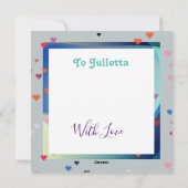 超手腕誕生日女 シーズンカード (裏面)