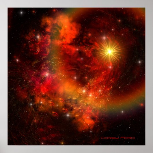 超新星プリント ポスター (正面)
