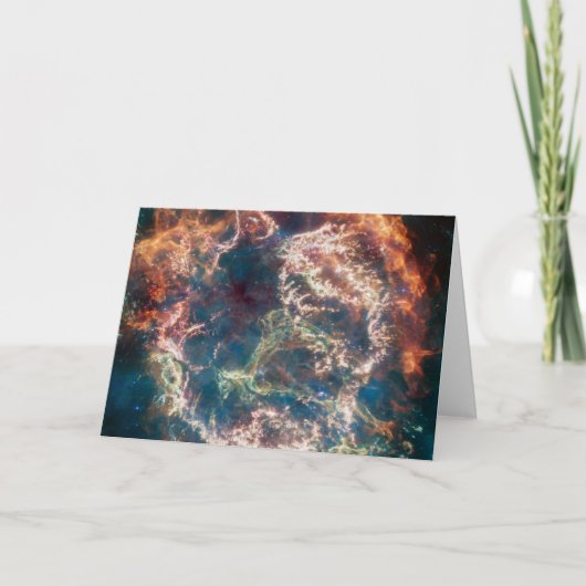 超新星残骸カシオペアA. カード (正面)